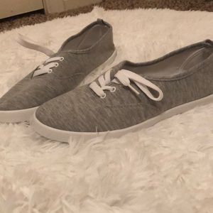 Gray casual shoes